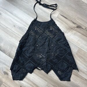 Free People lace halter top